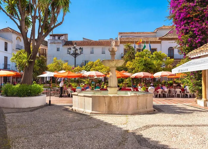 Seafront In Marbella With Pool And Garage